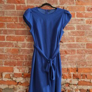 Women's Blue Dress w/ Tie